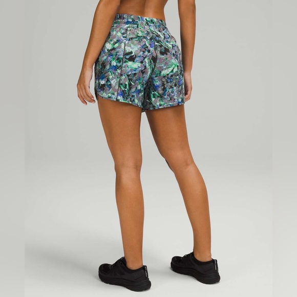 LULULEMON Track That 5" Short Rapid Flourish Multi Size 4 - Picture 3 of 14